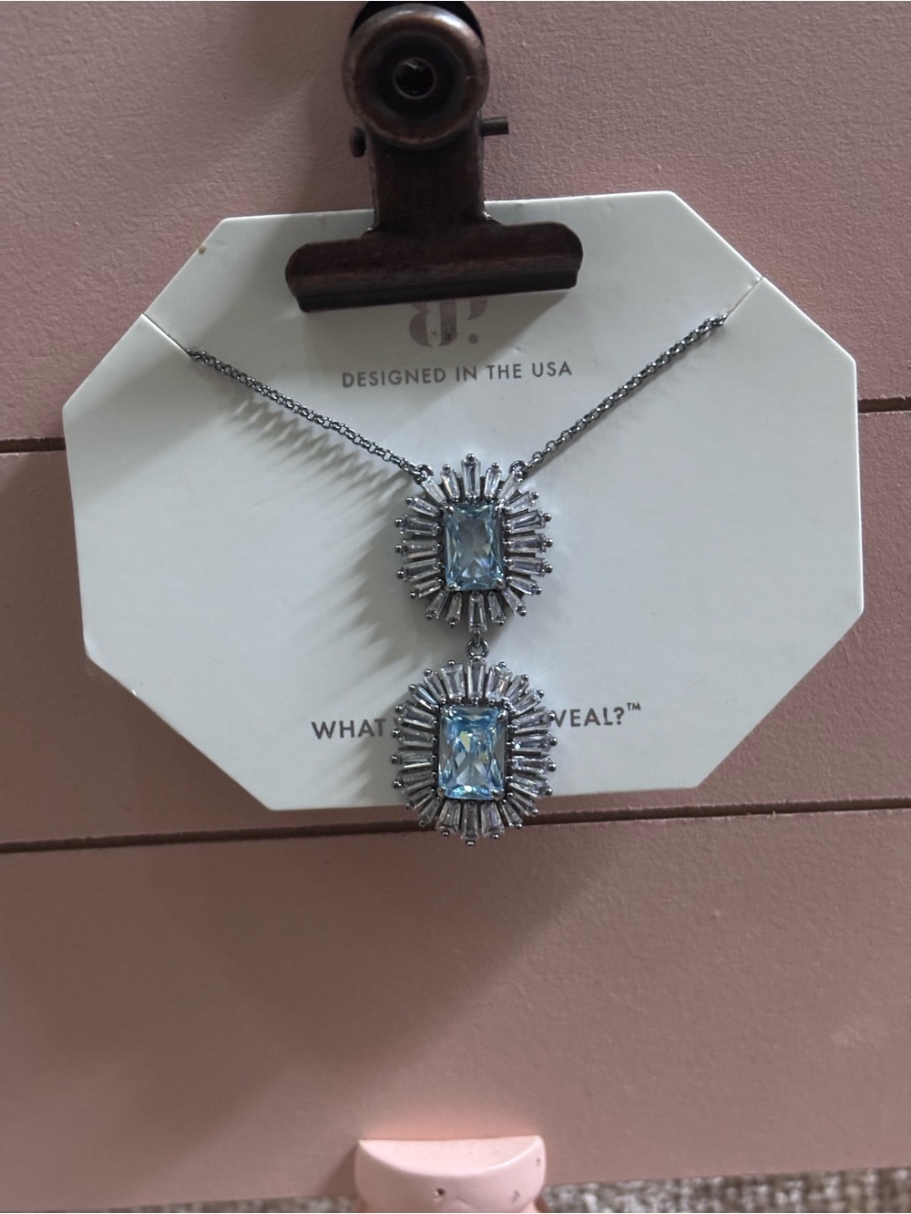 NWT March birthstone necklace